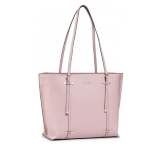 Dkny Handbags - DKNY Dusty Pink Large Bo Tote Purse NWT